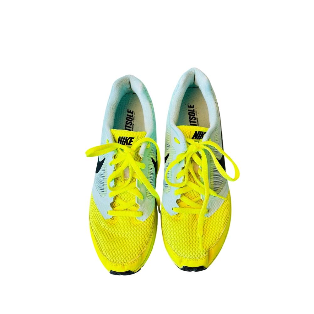 Nike Zoom Fly neon teal green & yellow ombré sneakers women’s sz 8